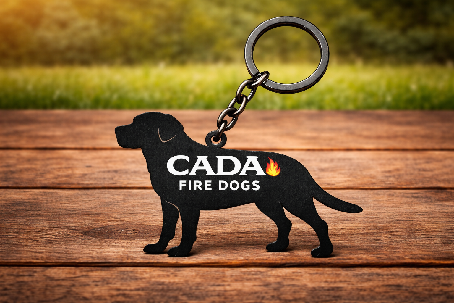 CADA Dog Silhouette Keychain